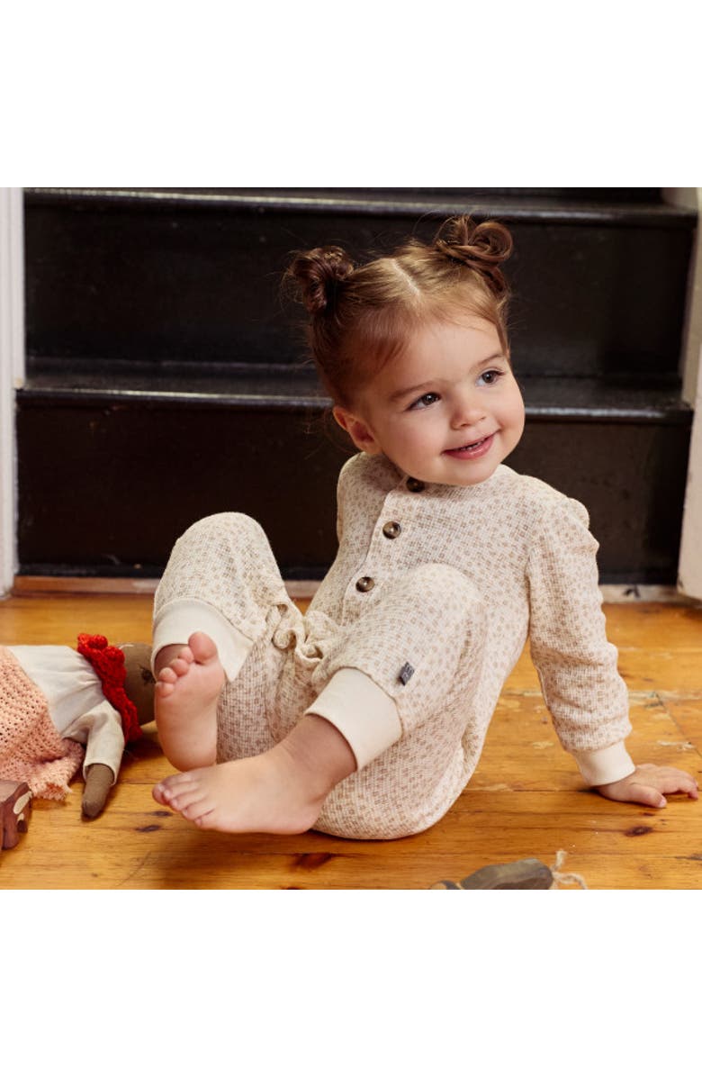 Modern Moments<sup>™</sup> by Gerber Slouch Romper, Alternate, color, Ivory Ditsy Floral