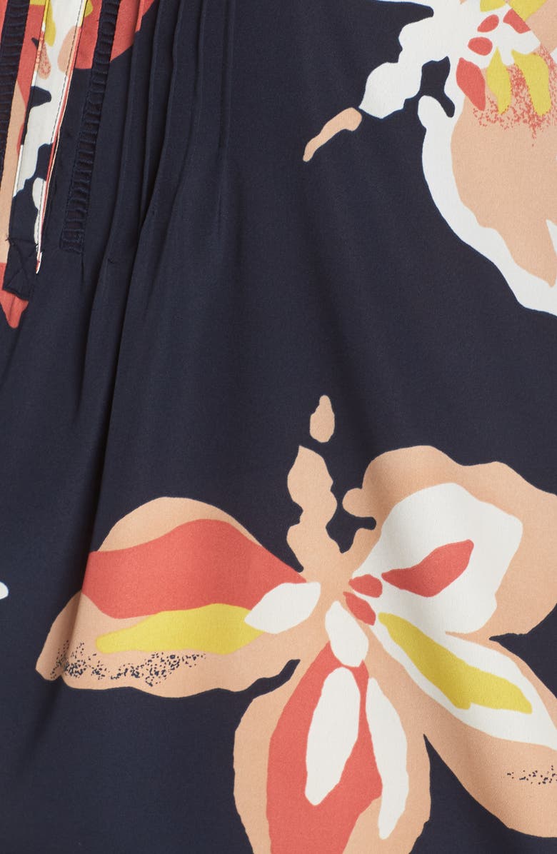 DR2 by Daniel Rainn Daniel Rainn Floral Print Pintuck Top, Alternate, color,