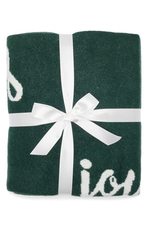 Joy Holiday Throw Blanket