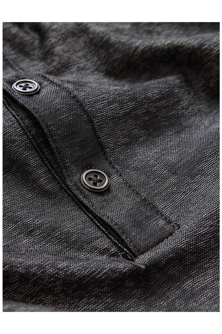 Olivari Slub Cotton Piqué Polo, Alternate, color, BLACK