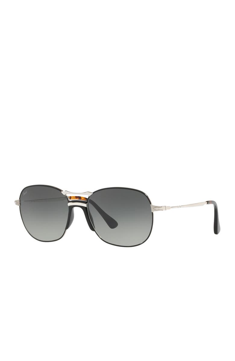 Persol 56mm Square Sunglasses, Alternate, color, 