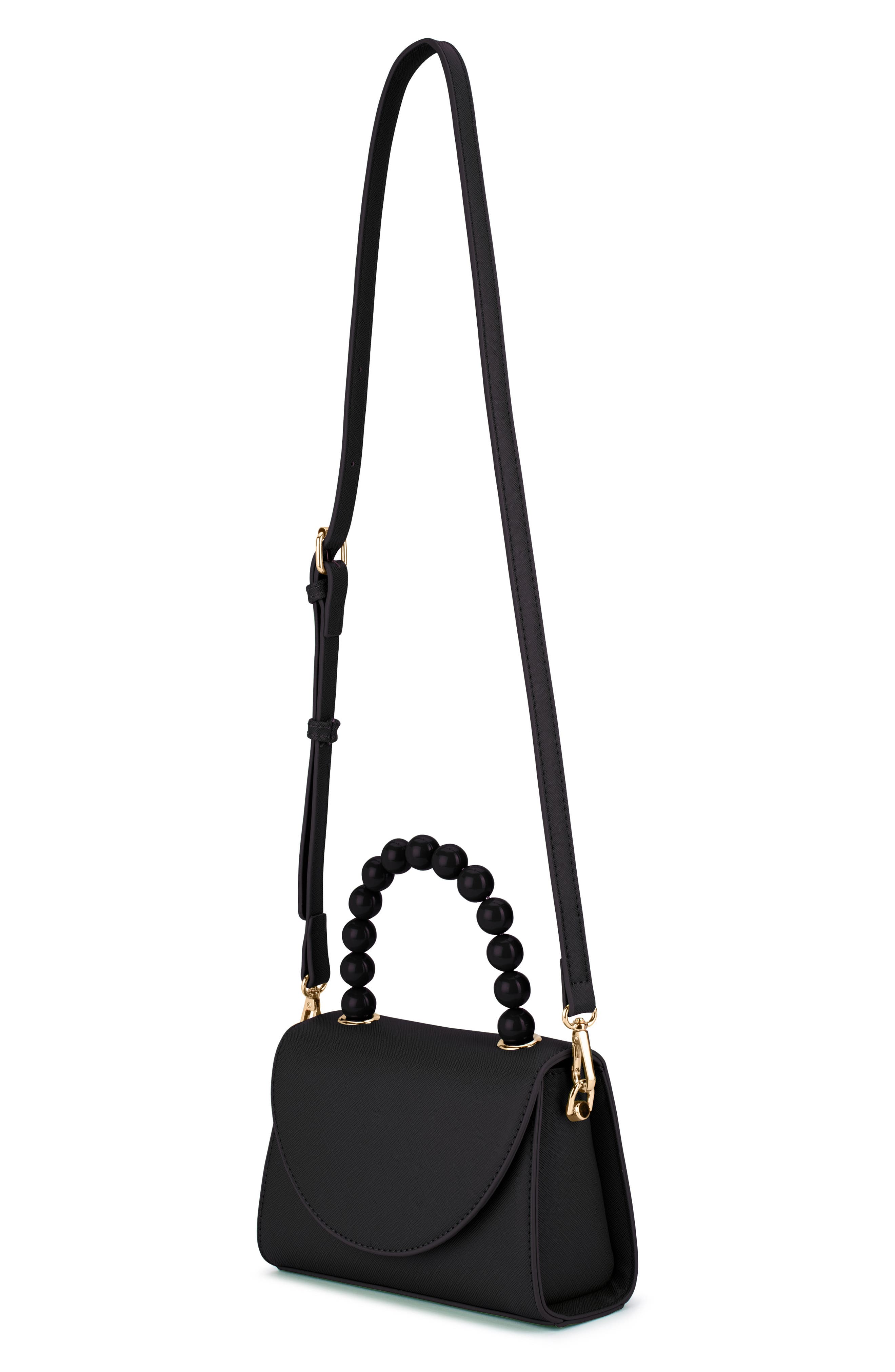 Olga Berg Wendy Acrylic Bead Top Handle Bag, Alternate, color, 