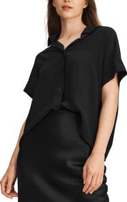Lilysilk LILYSILK Women's Casual Short Sleeves Loose Silk T-Shirt