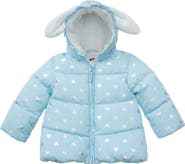Rokka&Rolla Soft Fleece Lined Bunny Puffer Jacket