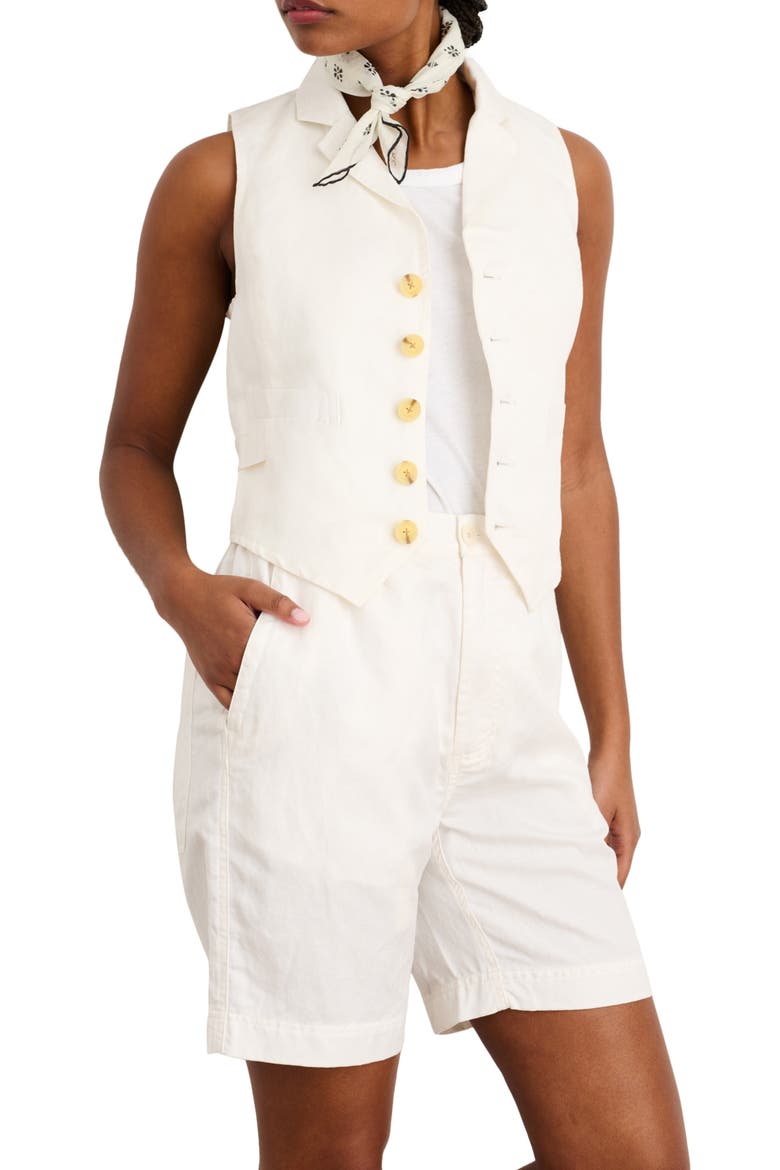 The Non-Suit Vest, Main, color, ECRU
