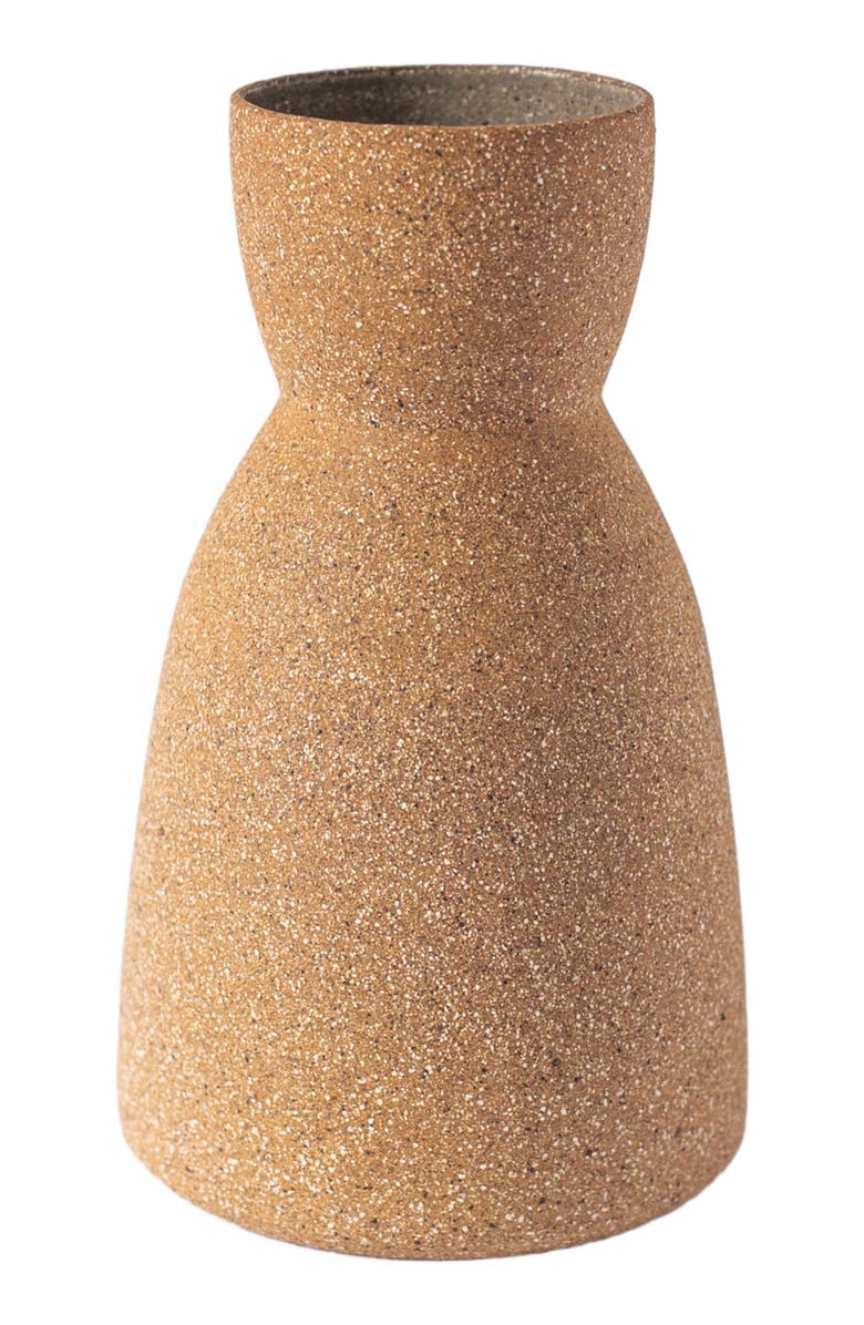 Al Centro Ceramica Reloj Vase, Main, color, Terracotta