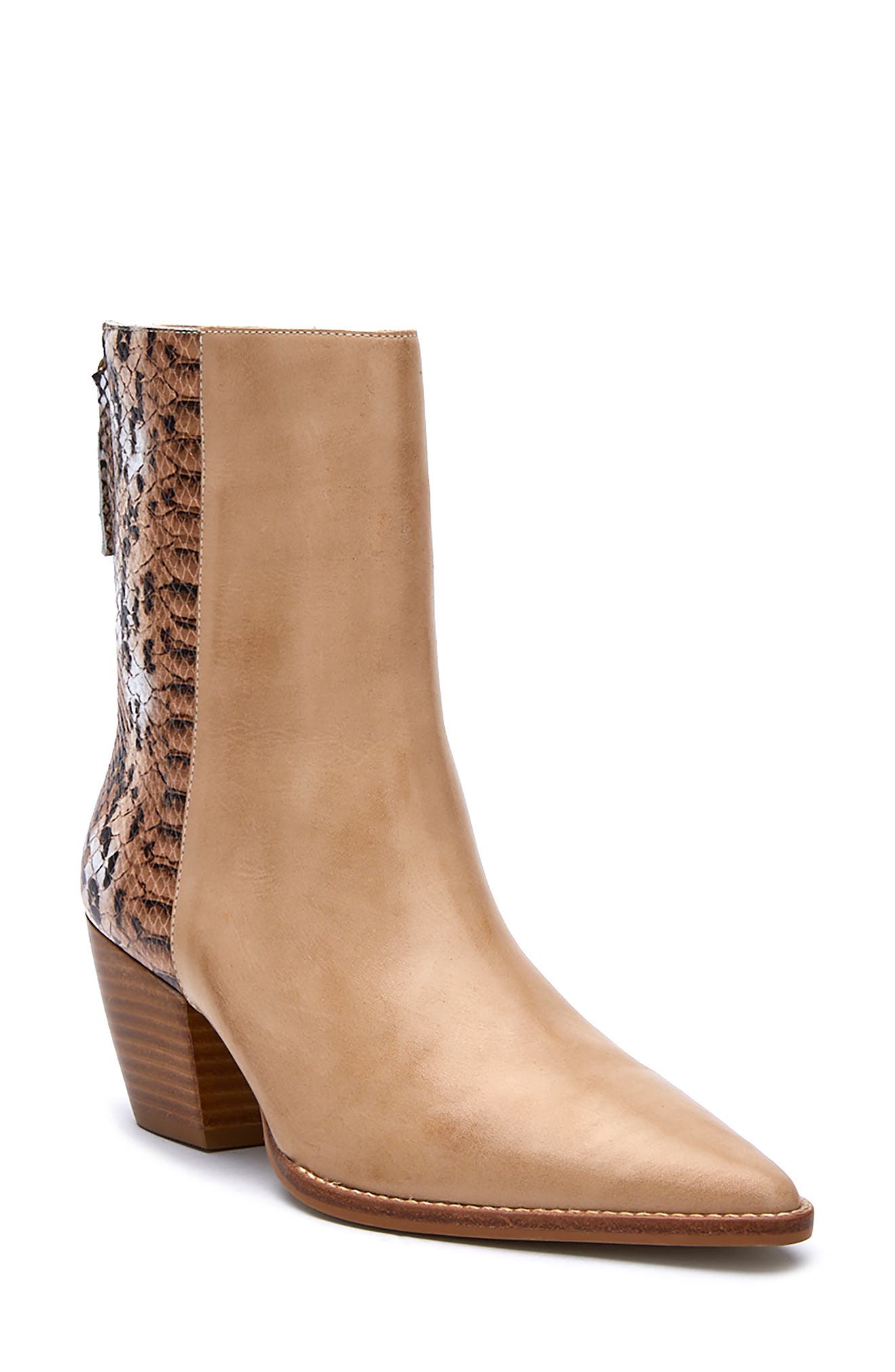 Carson Western Boot, Main, color, NATURAL LEATHER