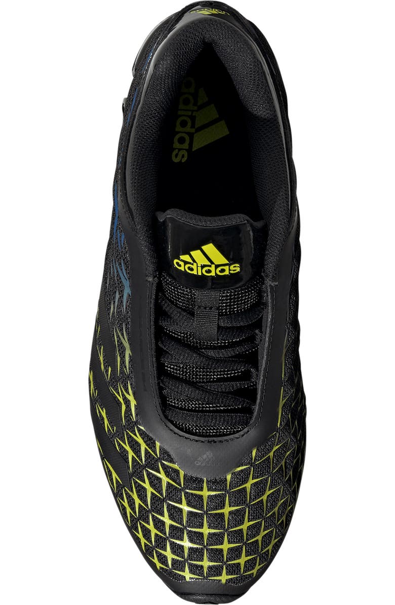 adidas Gender Inclusive Megaride S4 Sneaker, Alternate, color, Black/ Black/ Solar Yellow