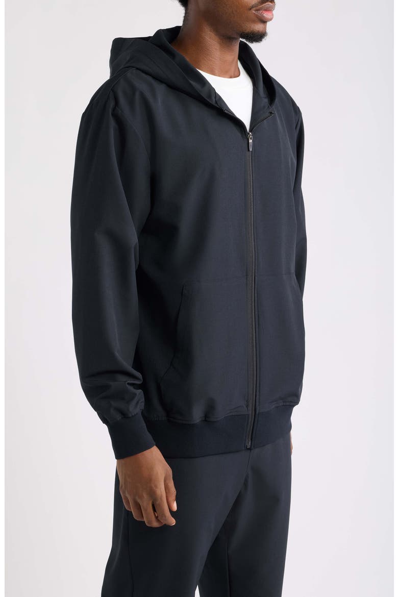 Tempo Tech Zip Jacket, Alternate, color, BLACK