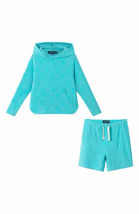 Andy & Evan Kids' 2-Piece Terry Cover-Up Hoodie & Shorts Set