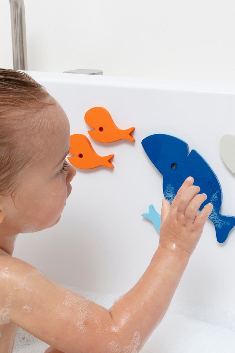 Bath Puzzle Shark Floating 3D Bath Toy Set, Alternate, color, Multi