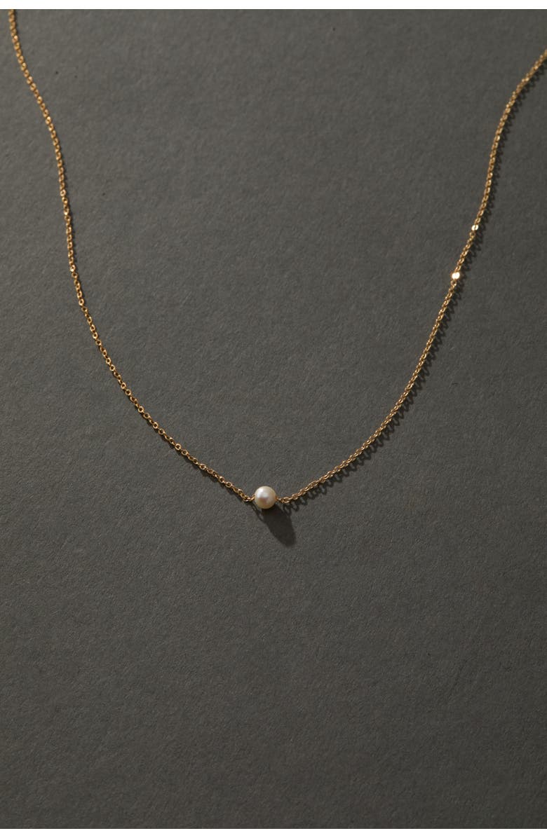 Set & Stones Claire Pearl Necklace, Alternate, color, Gold