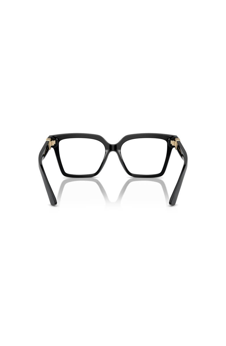Dolce&Gabbana 53mm Square optical glasses, Alternate, color, Black