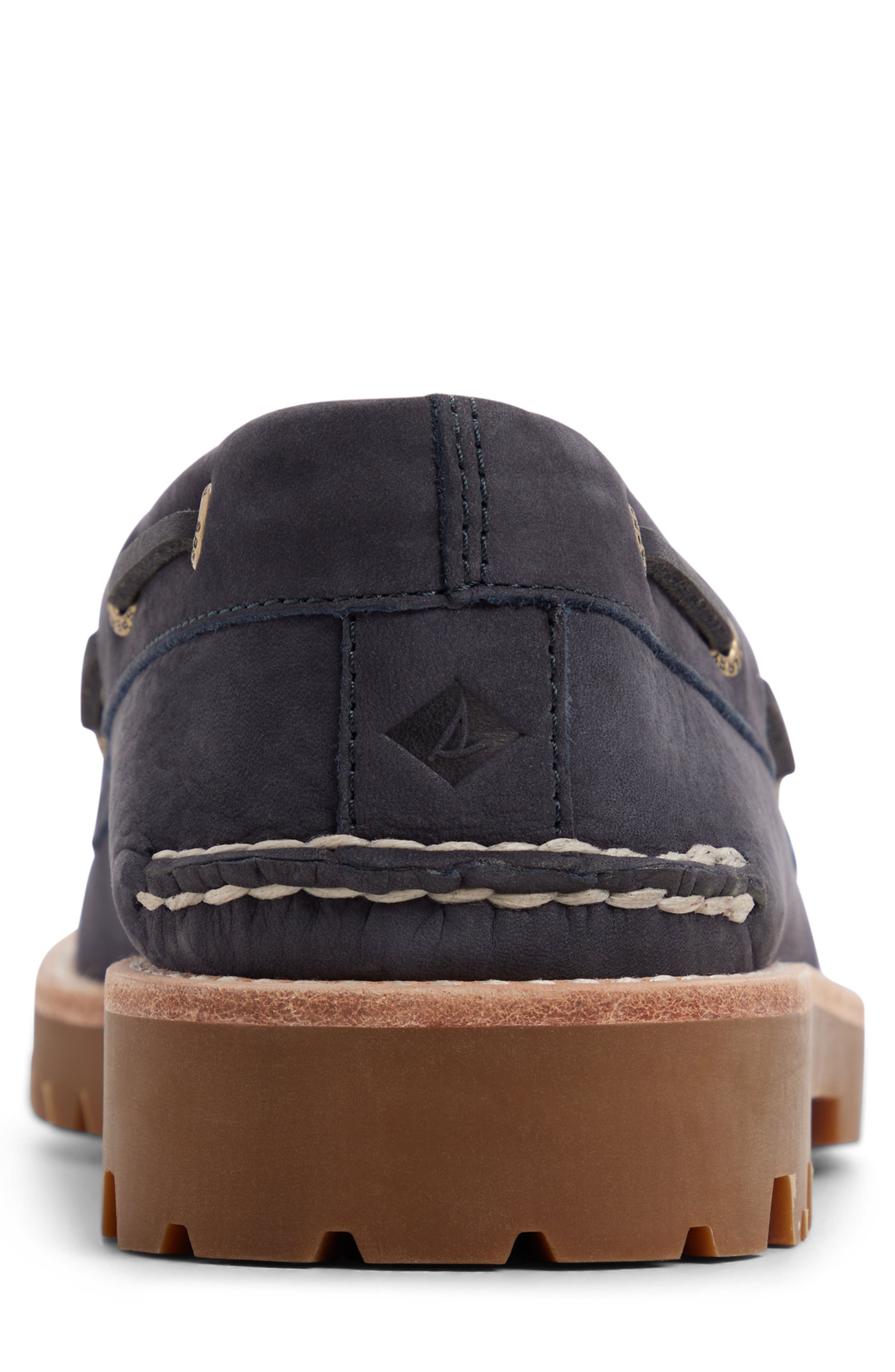 Authentic Original 2-Eye Lug Sole Boat Shoe, Alternate, color, NAVY