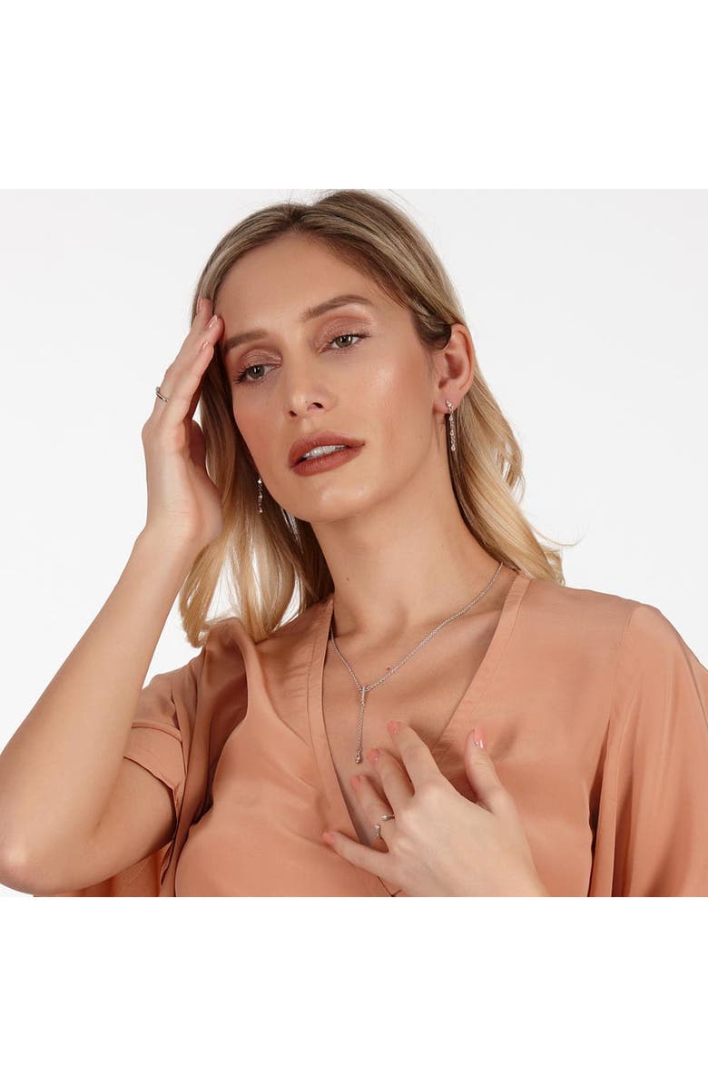 Lucy Quartermaine Skinny Drip Long Pendant, Alternate, color, Sterling Silver