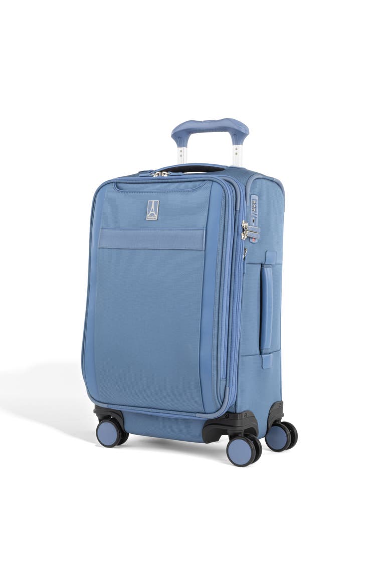 Versapack + Softside 21" Carry On & Underseat Travel Tote Bag Luggage Set, Alternate, color, Elemental Blue