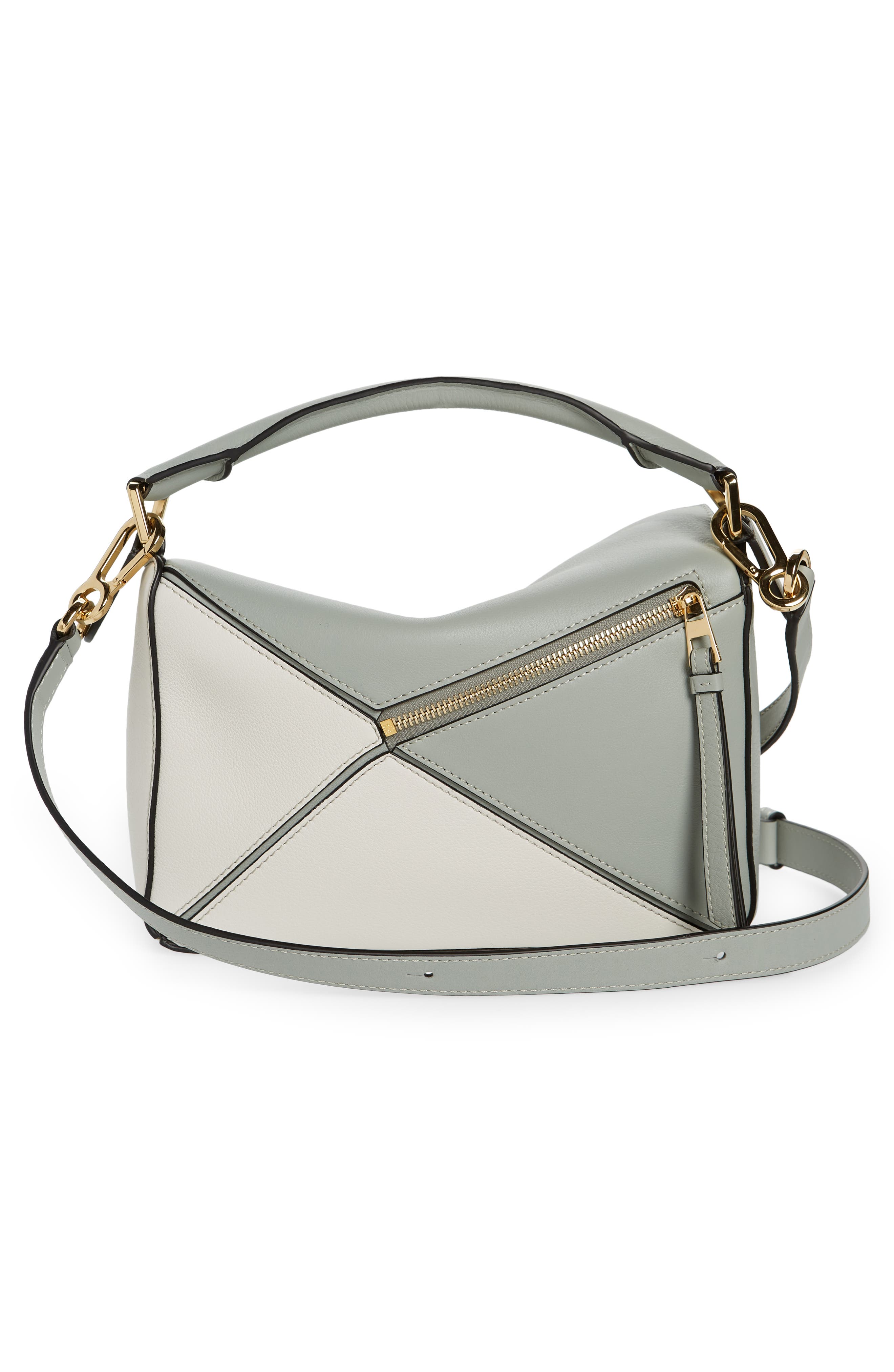 Loewe Small Puzzle Leather Bag, Alternate, color, 