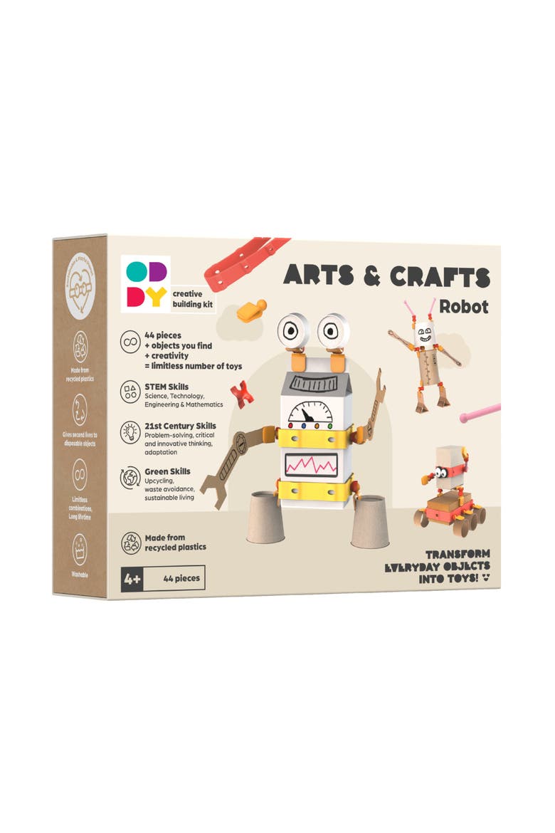Arts and Crafts Robot Building Kit, Main, color, No Color