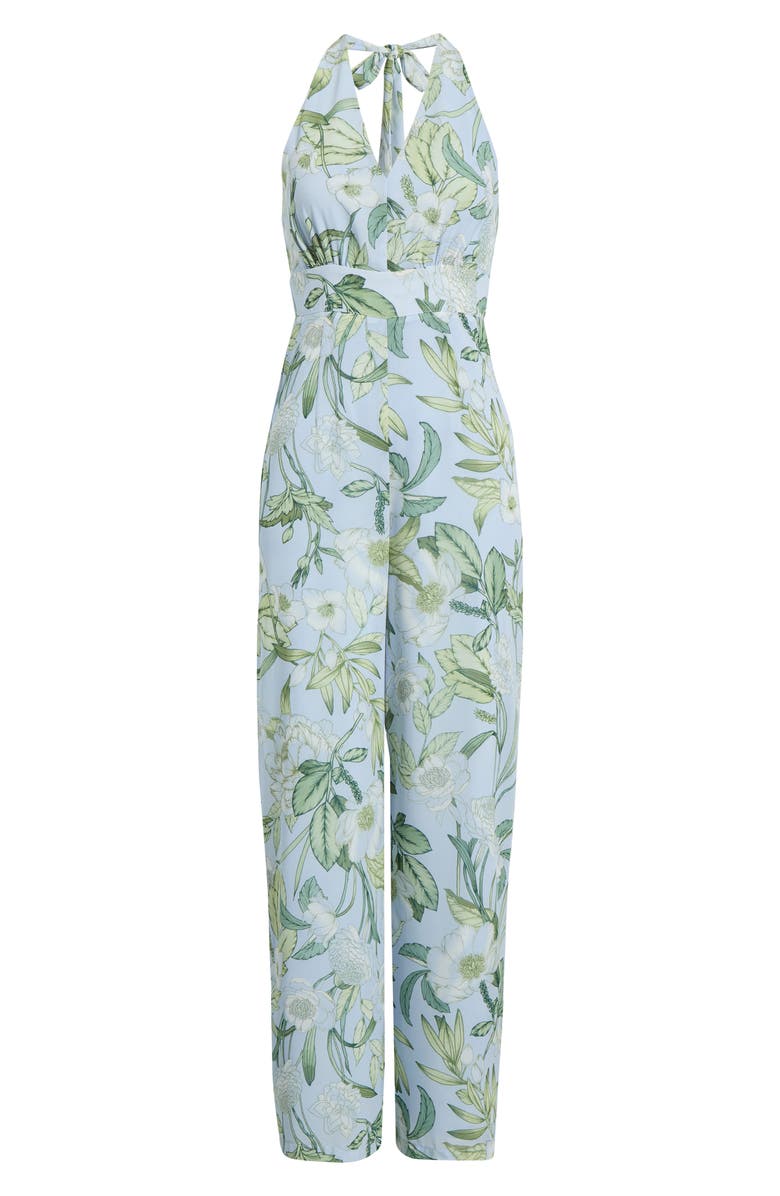 SUGARLIPS Serenade Bloom Halter Jumpsuit, Main, color, 