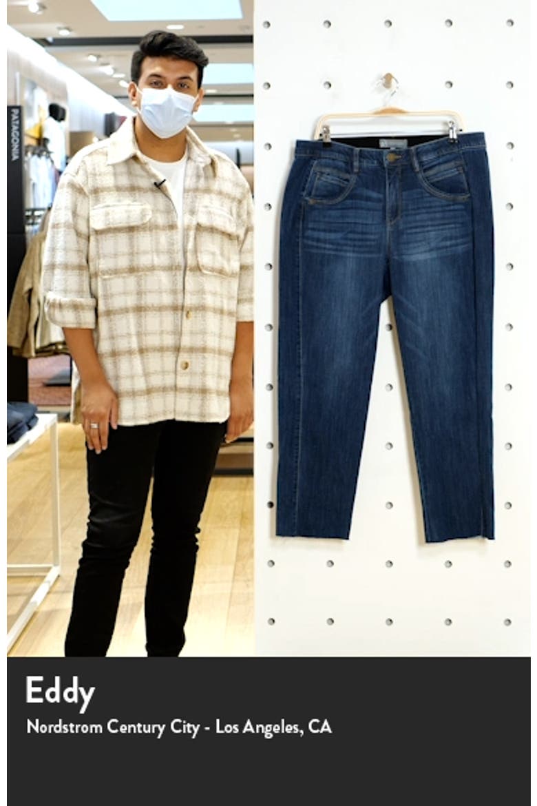Ab-solution High Waist Ankle Slim Straight Leg Jeans (Nordstrom Exclusive) video