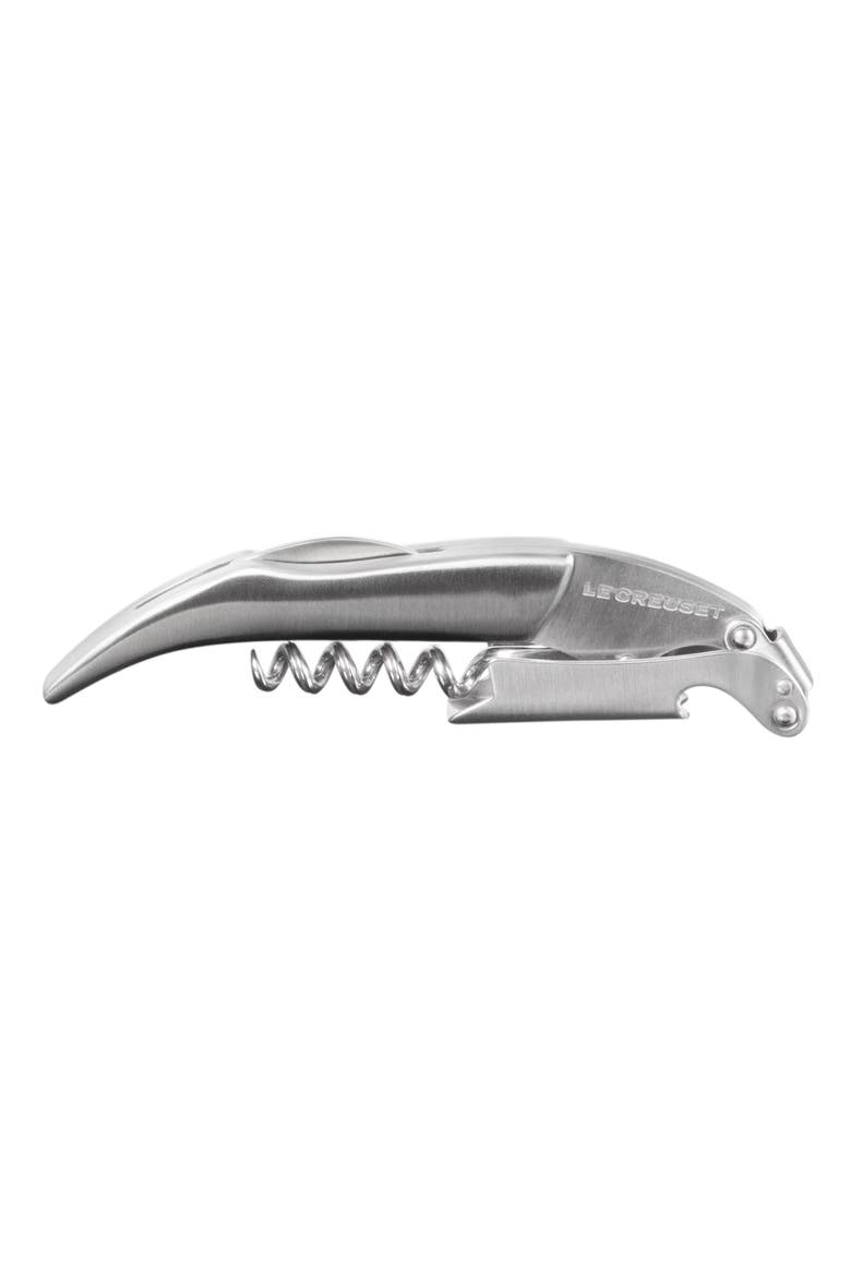 One-Step Waiter's Friend Corkscrew, Main, color, SILVER