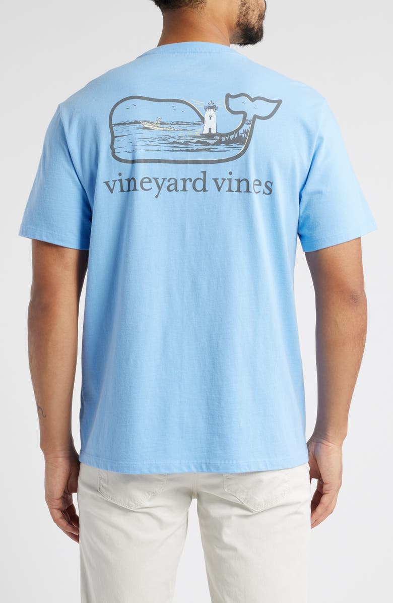 vineyard vines Lighthouse Whale Pocket Graphic T-Shirt, Alternate, color, 