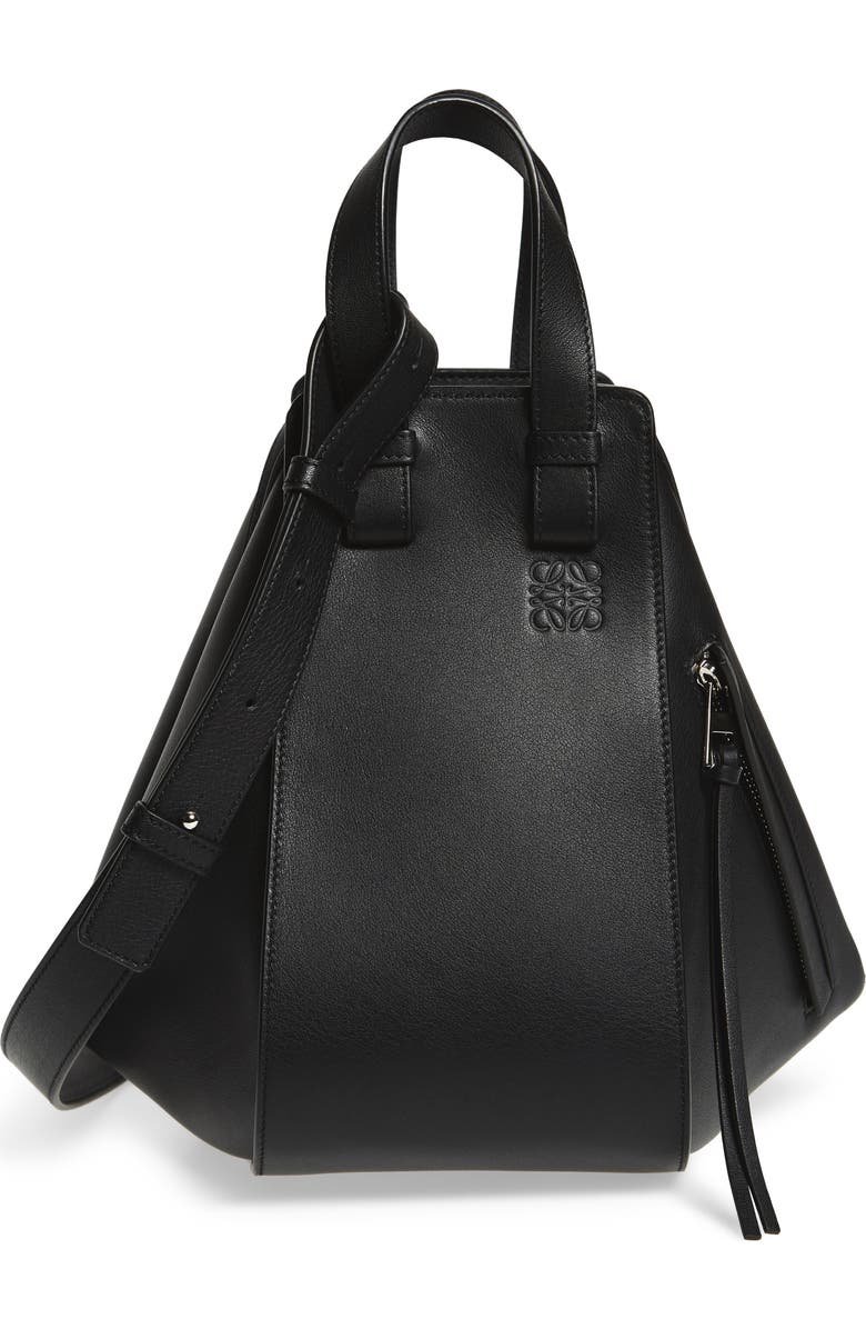 Loewe Small Hammock Leather Hobo Bag, Main, color,