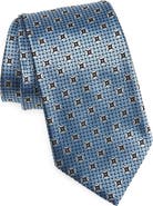 ZEGNA TIES Medallion Mulberry Silk Tie