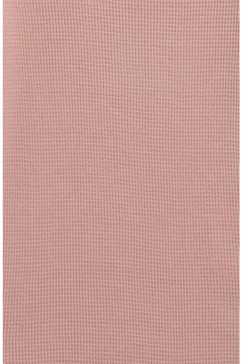 Ruffle Organic Cotton Waffle Bodysuit, Alternate, color, MAUVE