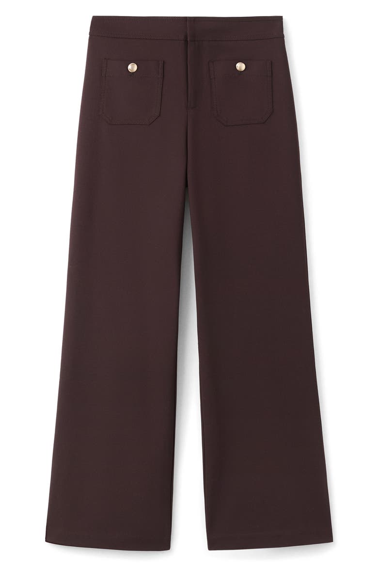 Flare Leg Pants, Alternate, color, WINE