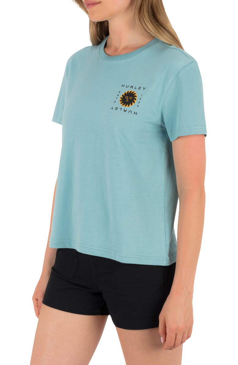 Hurley Sheen Classic Tee, Alternate, color, Reef Waters