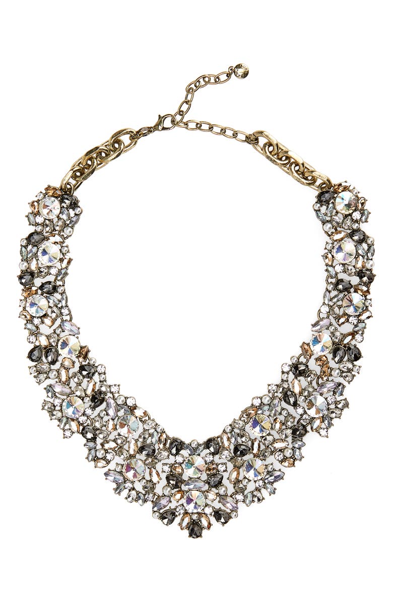 BaubleBar Crystal Collar Necklace, Main, color, 