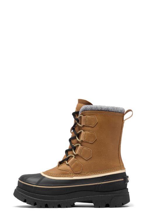 Sorel Caribou Horizon Gtx Genuine Shearling Boot In Burgundy