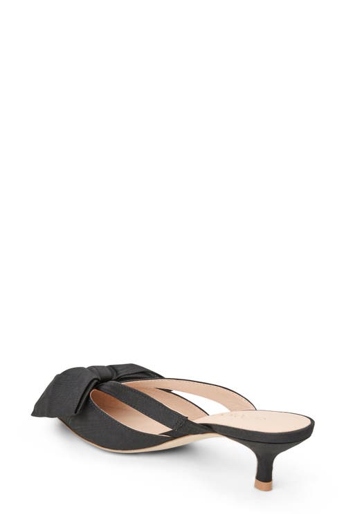 Jack Rogers Cynthia Bow Pointed Toe Mule In Black