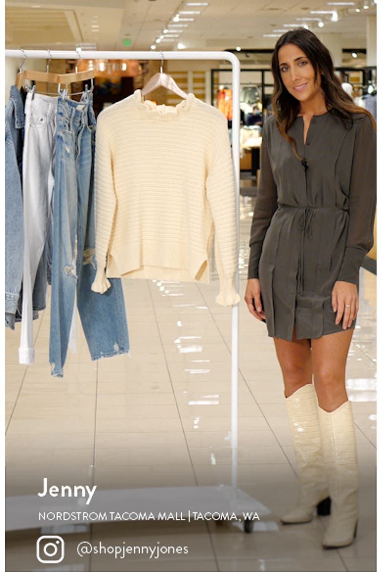 Ruffle Neck Sweater video