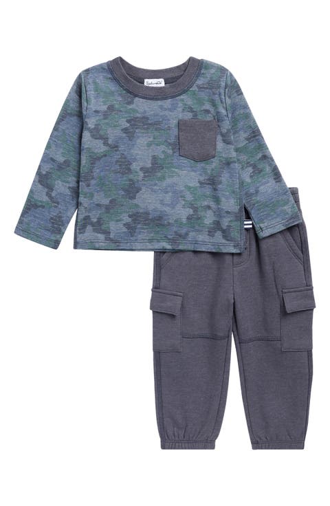 Scenic Route Long Sleeve T-Shirt & Cargo Pants Set (Baby)