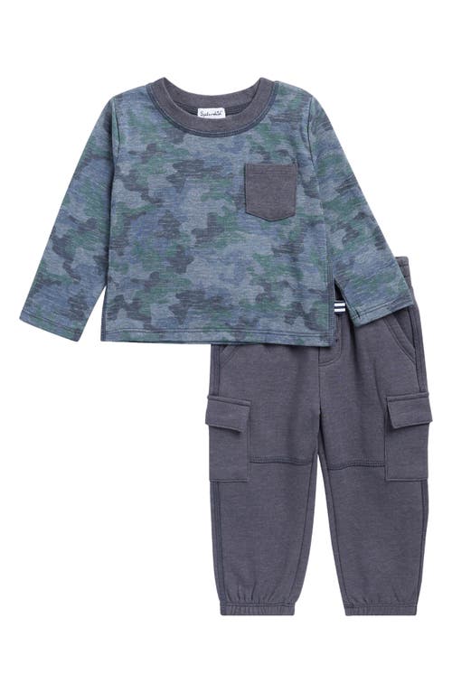 Splendid Scenic Route Long Sleeve T-shirt & Cargo Pants Set In Multi