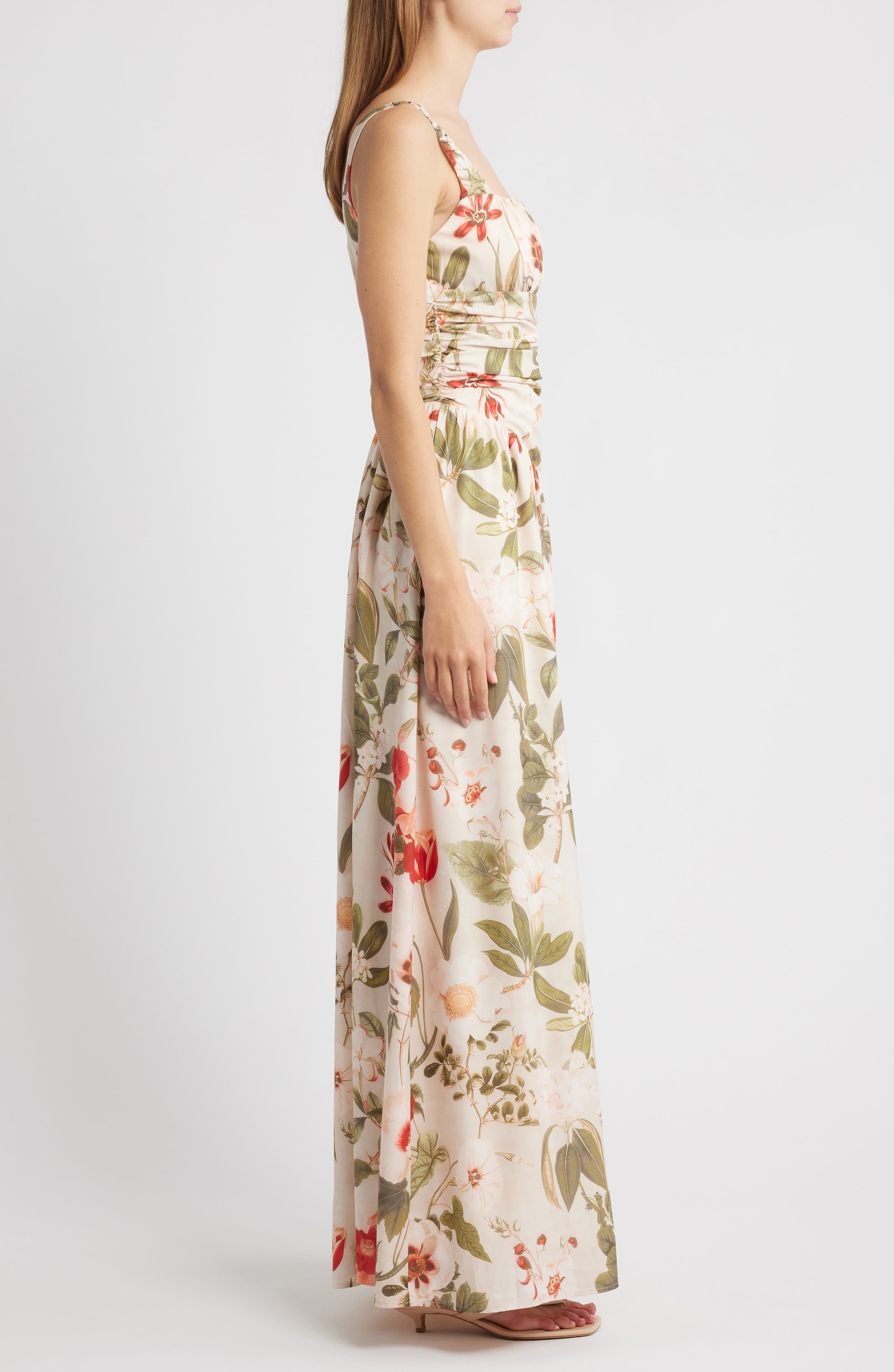 cameron maxi dress Cameron Satin Polka Dot Maxi Dress