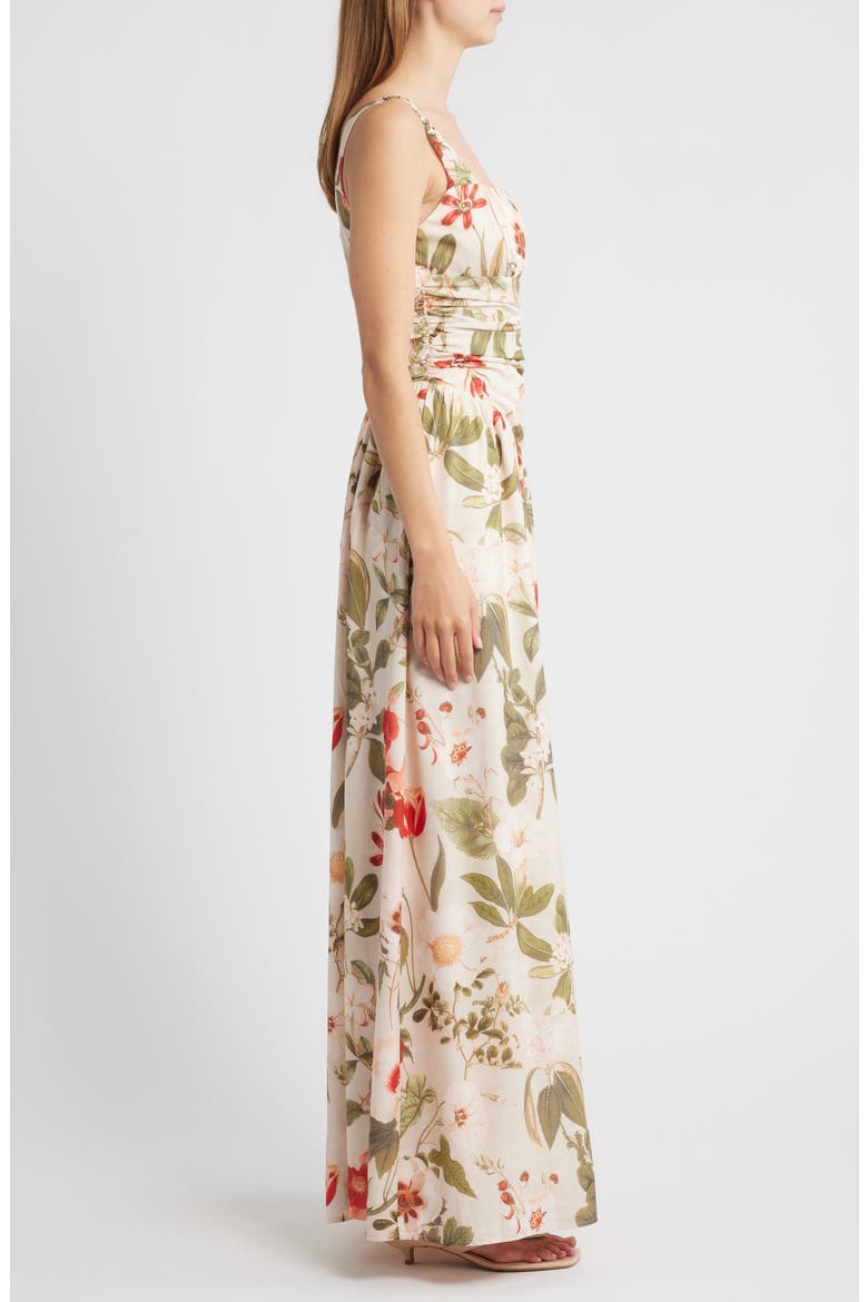 Cameron Floral Maxi Cocktail Dress, Alternate, color, MULTI FLORAL