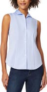 Jones New York Sleeveless Cotton Blouse