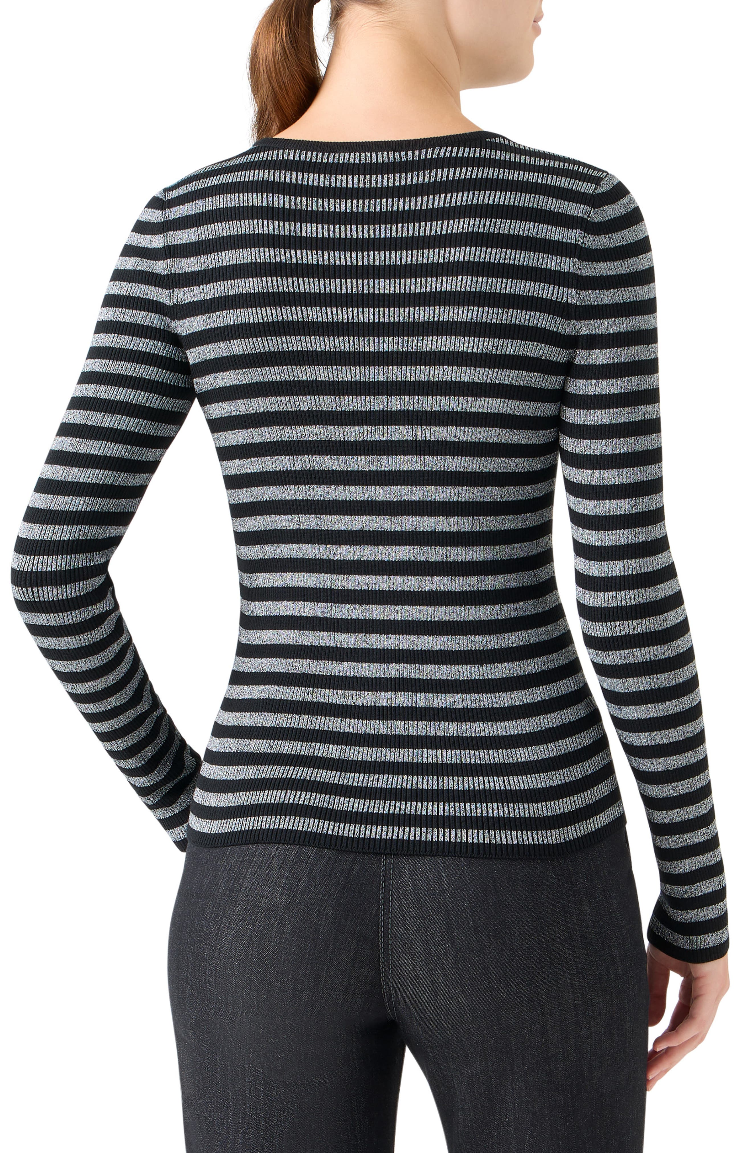 Stripe Virgin Wool Sweater - image 2