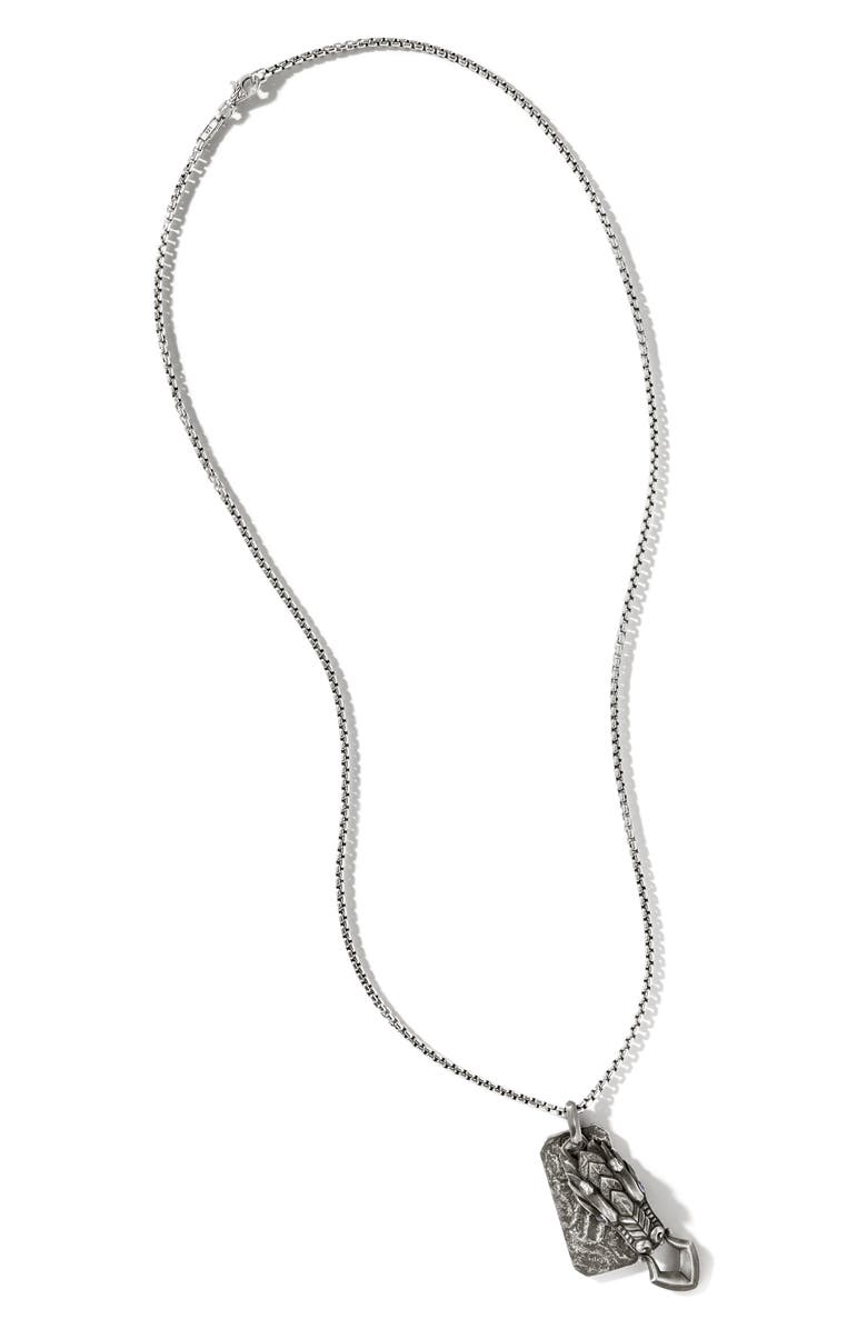 John Hardy Men's Legends Naga Pendant Necklace, Main, color, 