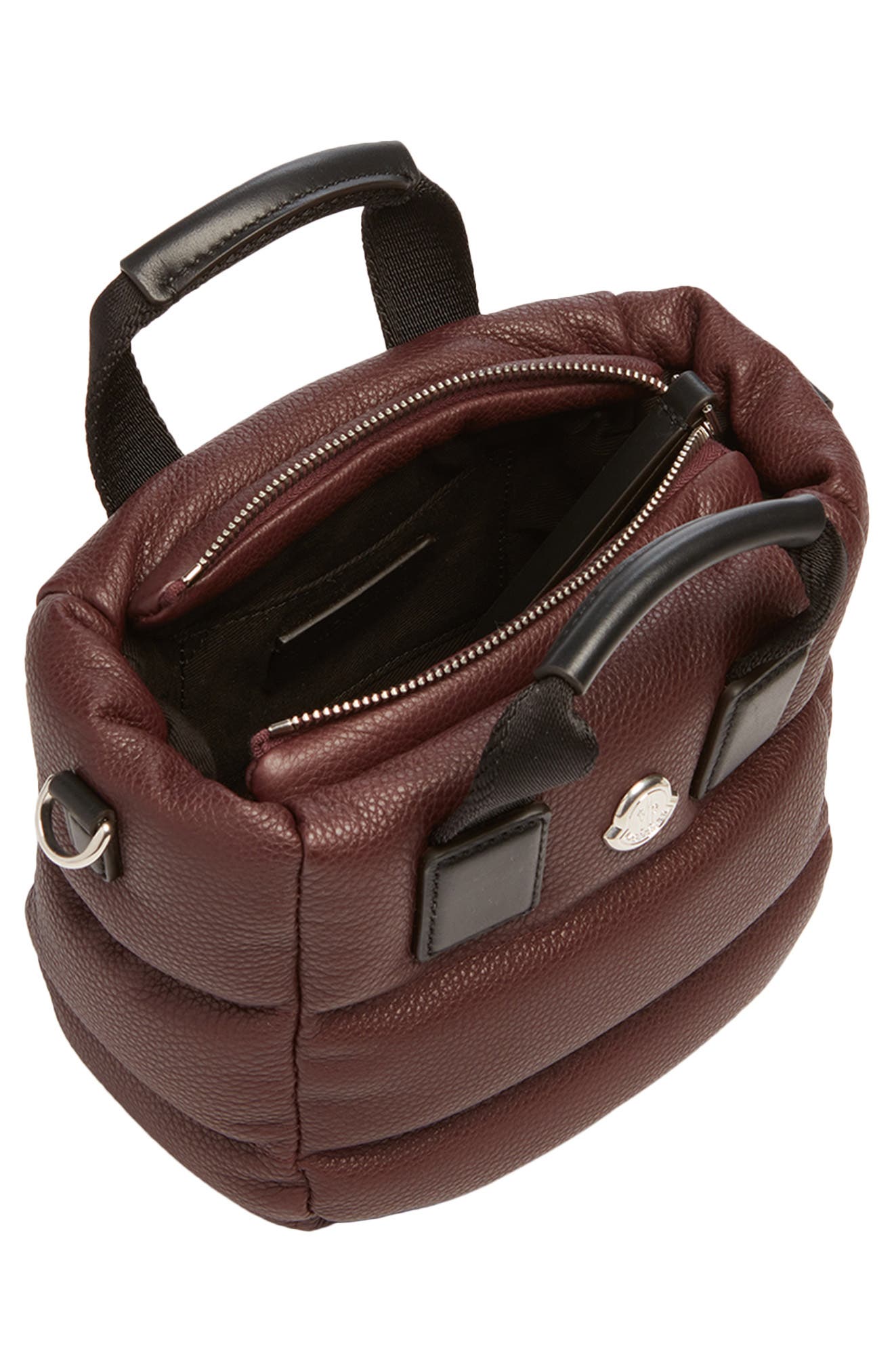 Moncler Micro Caradoc Puffer Tote, Alternate, color, Port Royale