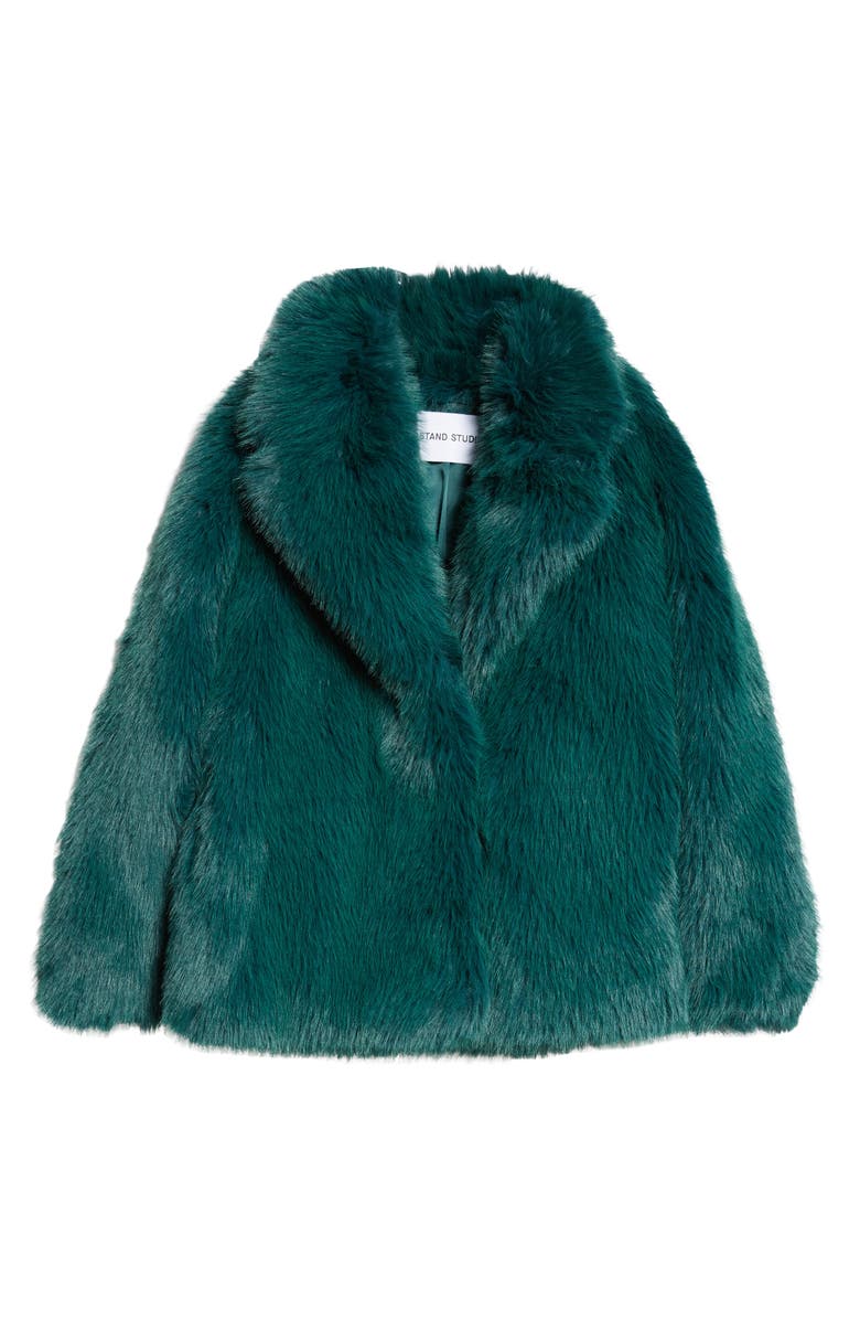 Stand Studio Hunter Oversize Faux Fur Jacket, Main, color,