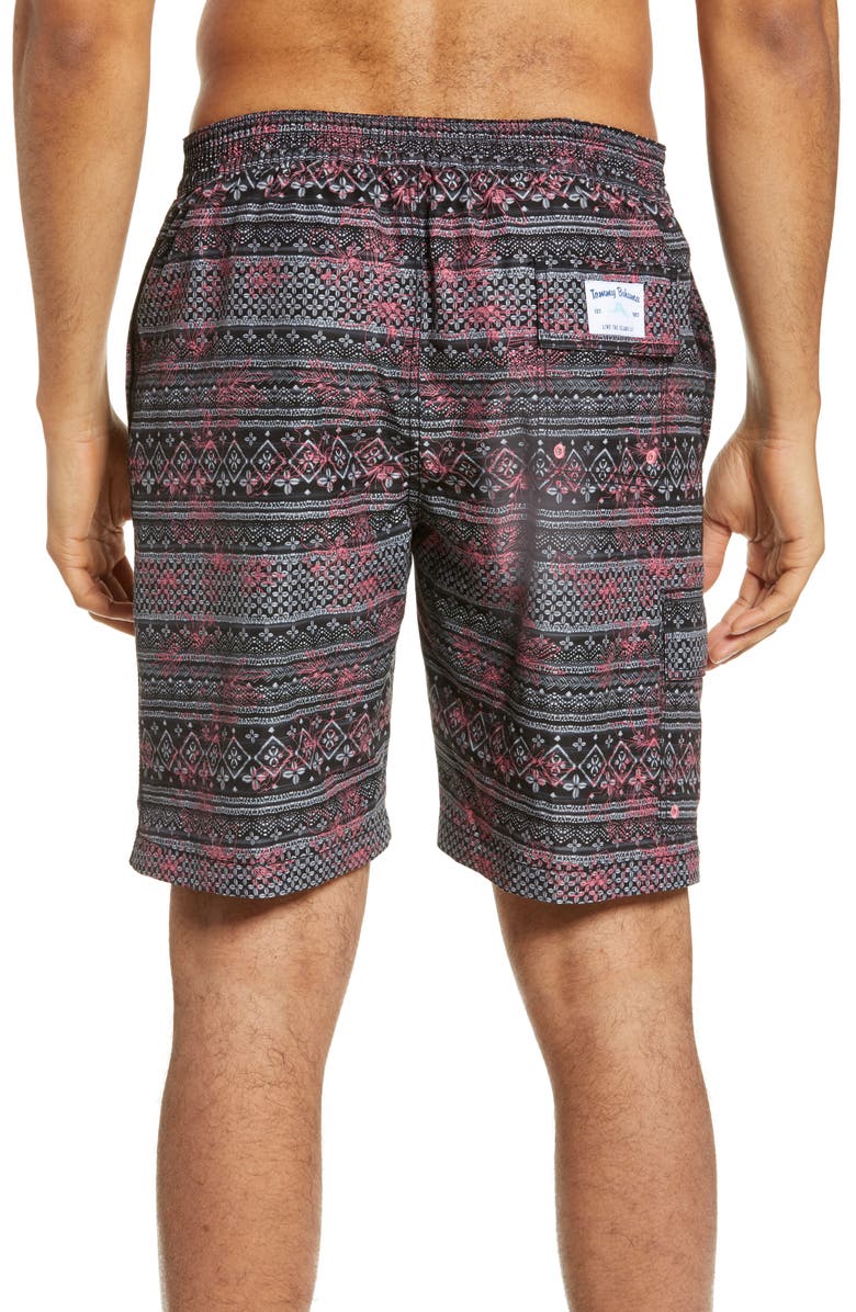 Tommy Bahama Baja Bora Bora Batik Print Board Shorts, Alternate, color, 
