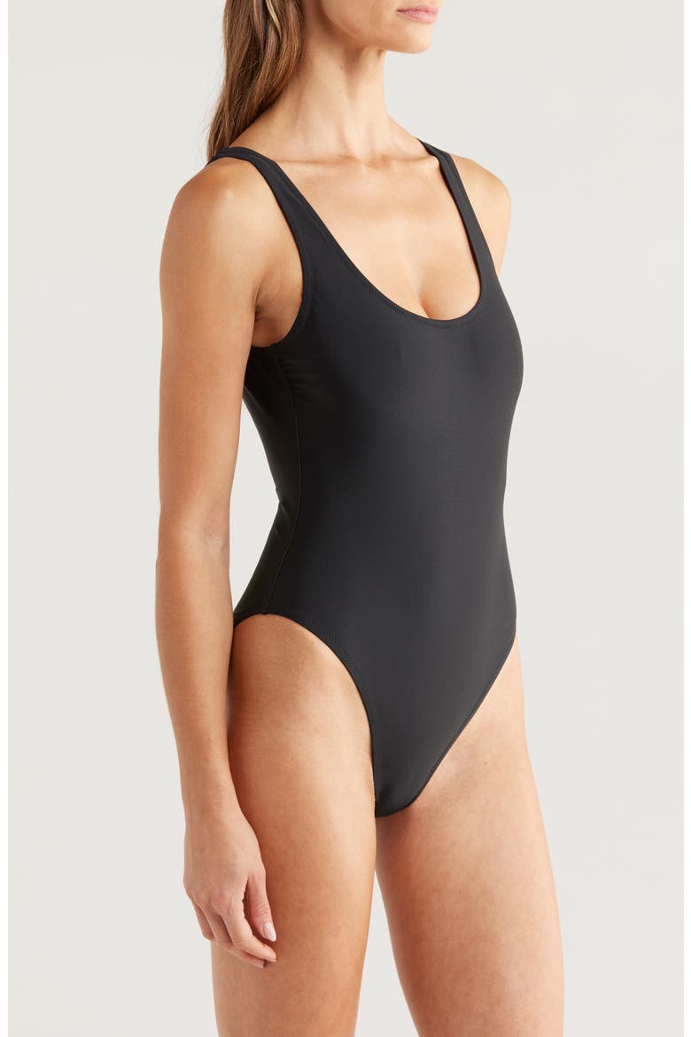 The Annemarie One-Piece Swimsuit, Alternate, color, NOIR