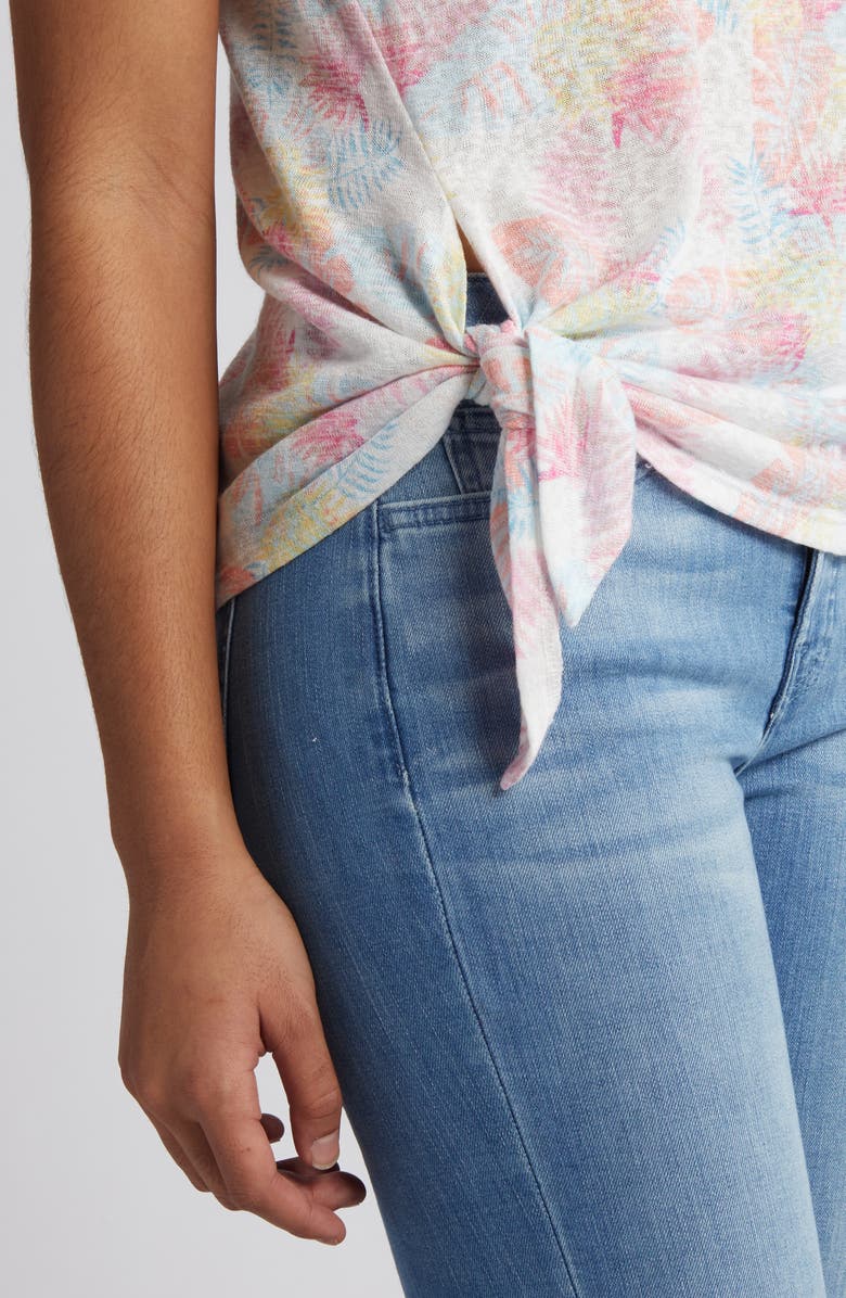 Bobeau Side Tie T-Shirt, Alternate, color,