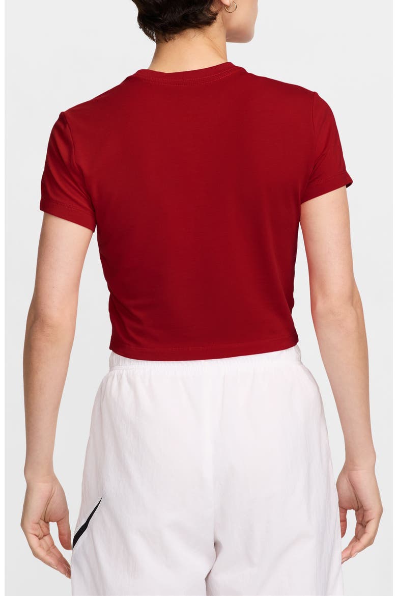 Sportswear Chill Crop T-Shirt, Alternate, color, UNIVERSITY RED