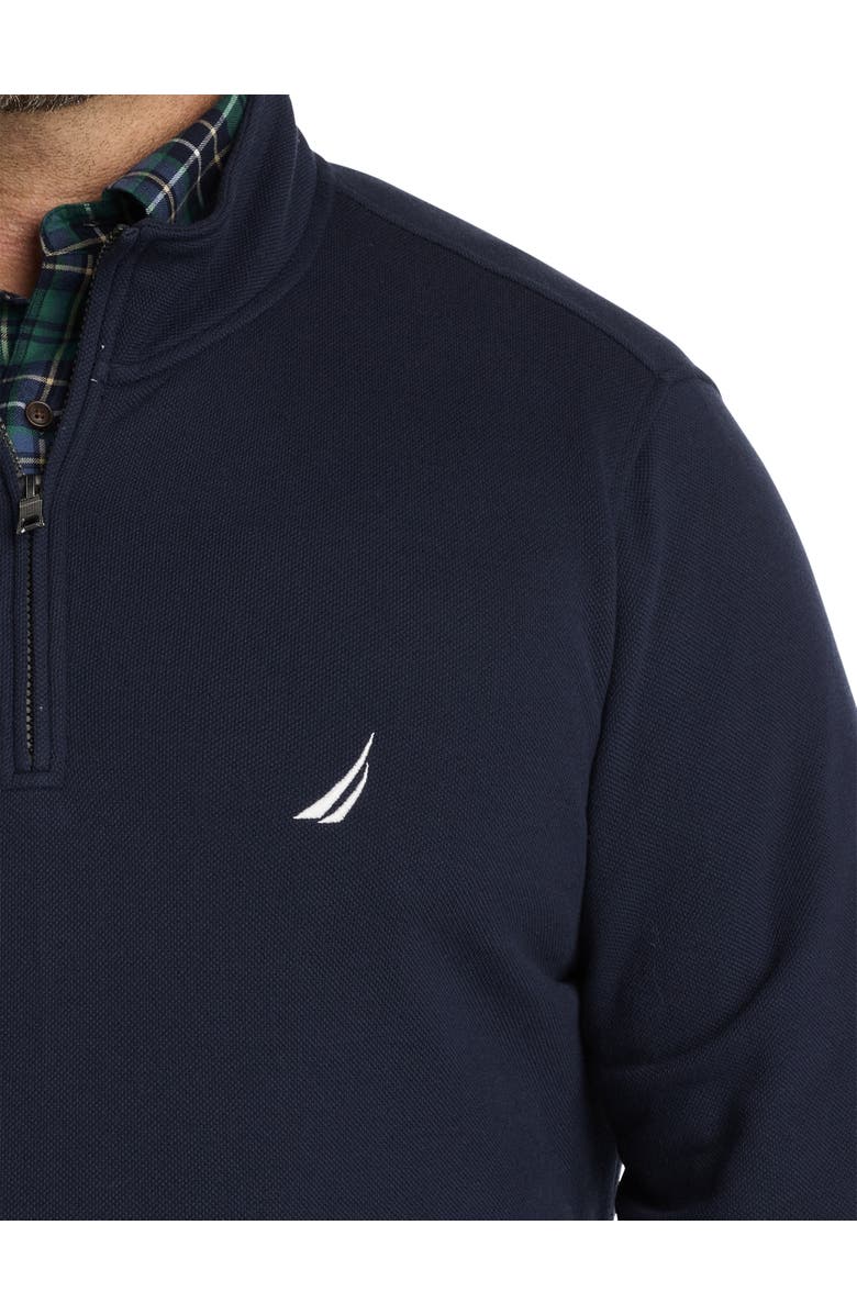 Nautica Big & Tall Navtech 1/4-Zip Fleece Pullover, Alternate, color, 