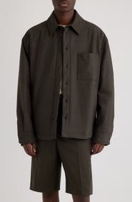 Jacquemus La Chemise Boulanger Padded Stretch Virgin Wool Shirt Jacket